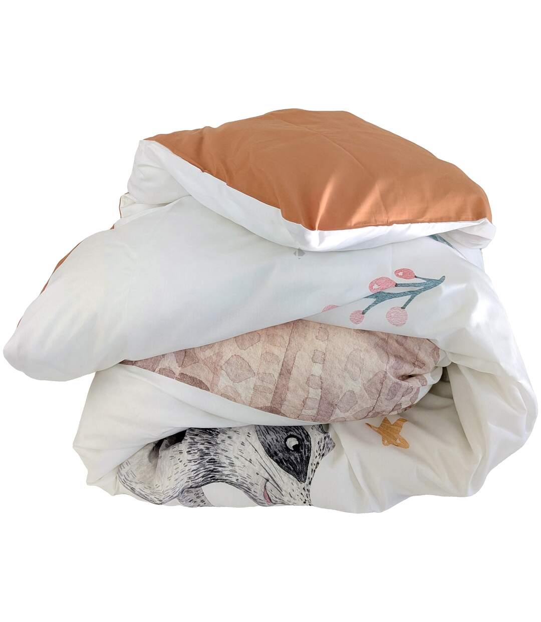 Housse de couette percale de coton TIPI-1