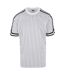 T-shirt Motif/style Rayé Homme Blanc Noir Urban Classics-1