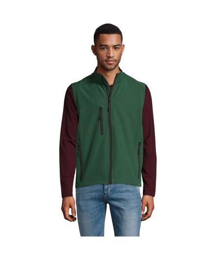 Veste Softshell Sans Manches Rallye Homme Vert Bouteille SOLS