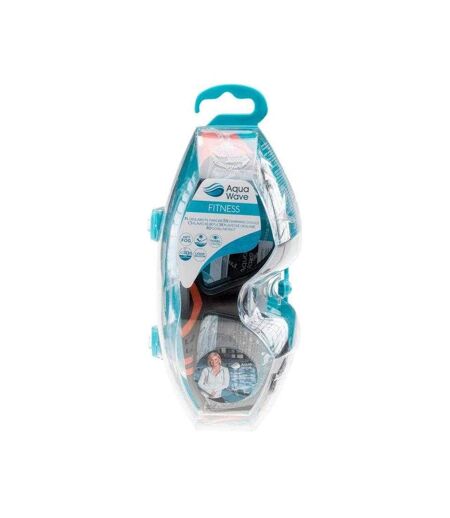 Unisex Adult Maveric Swimming Goggles Transparent Orange Aquawave