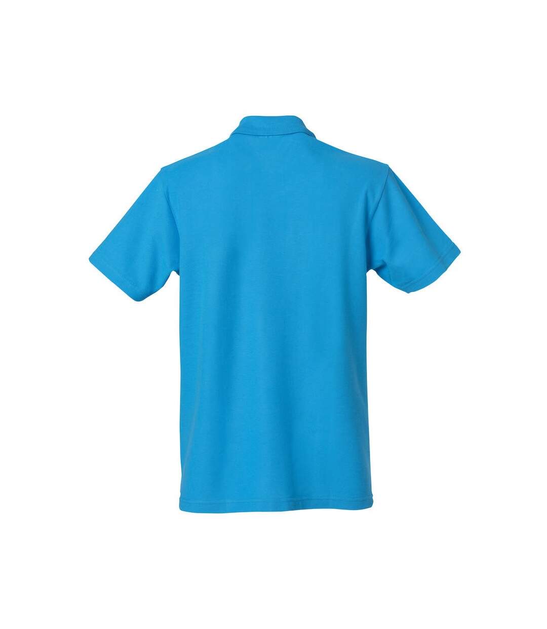 Polo basic homme turquoise vif Clique-2