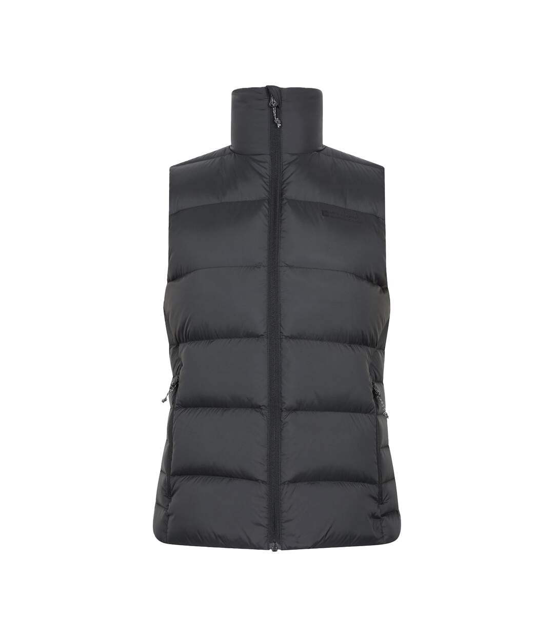 Womens/ladies Stratus Packable Gilet Black Mountain Warehouse-2
