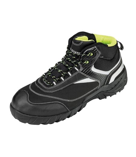 Unisex adult blackwatch safety boots black/silver WORK-GUARD by Result