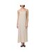 Robe beige femme pieces pias-1