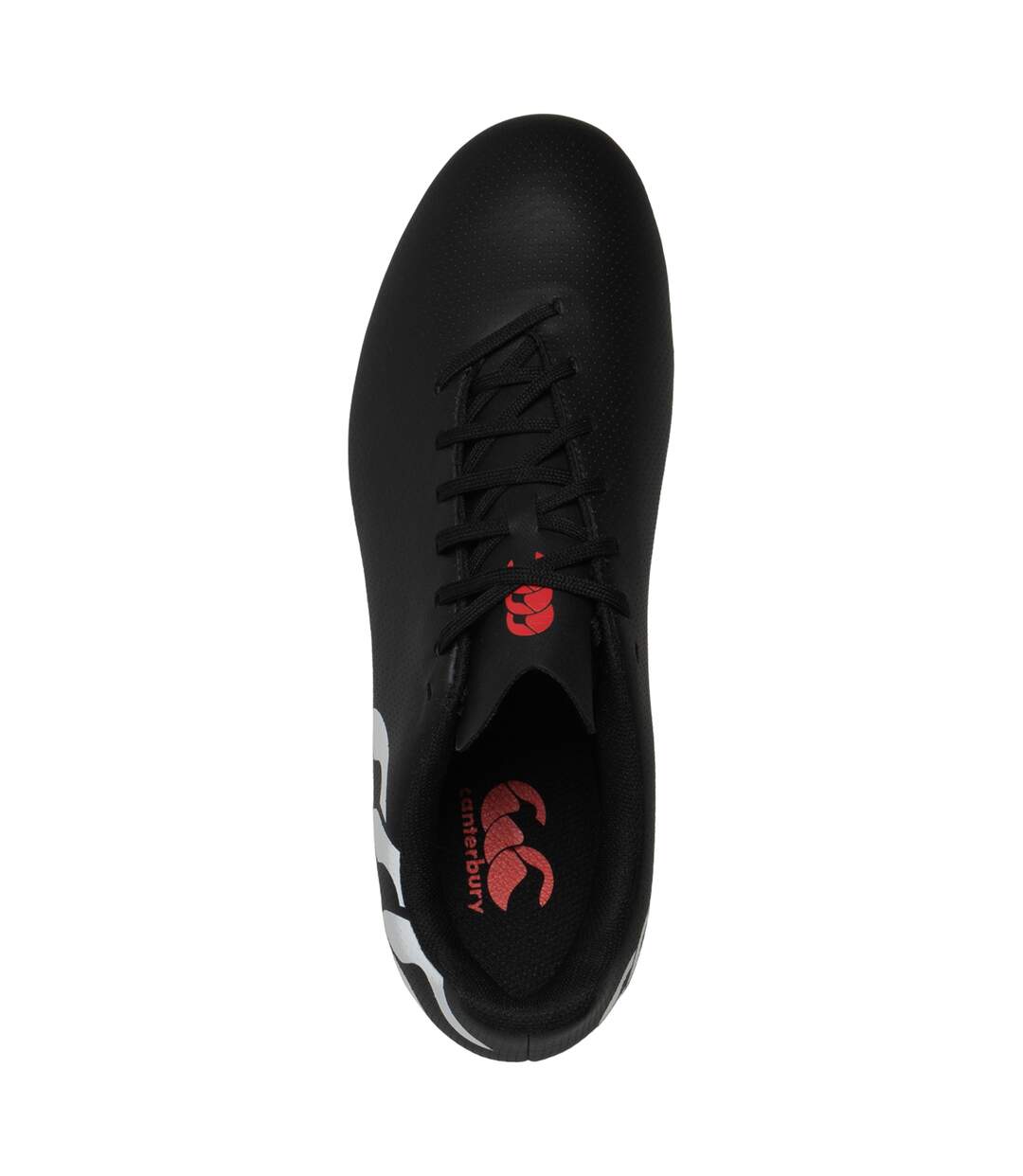Unisex Adult Speed Raze Soft Ground Rugby Boots Black White Canterbury-4