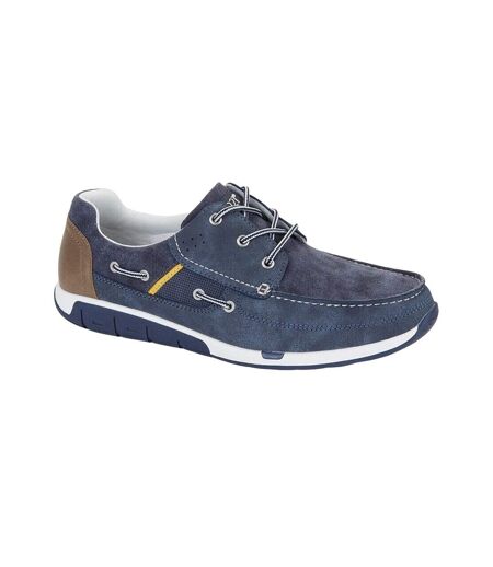 R21 Mens Boat Shoes (Navy) - UTDF2115