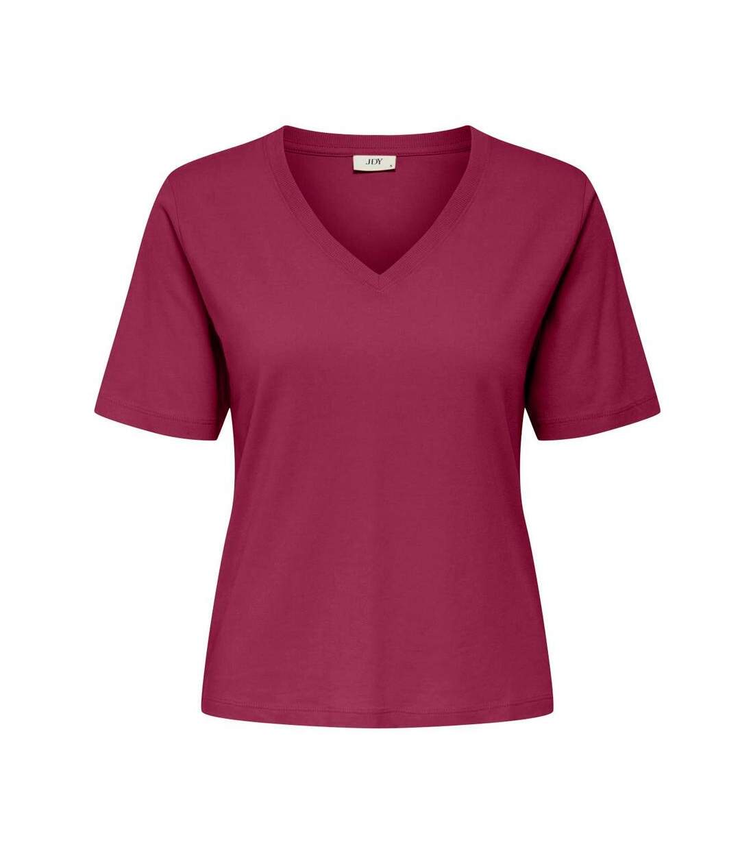 T-shirt rose fushia femme jdy rex 15352294 - l-1