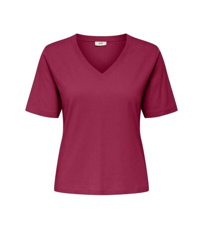 T-shirt rose fushia femme jdy rex 15352294 - l