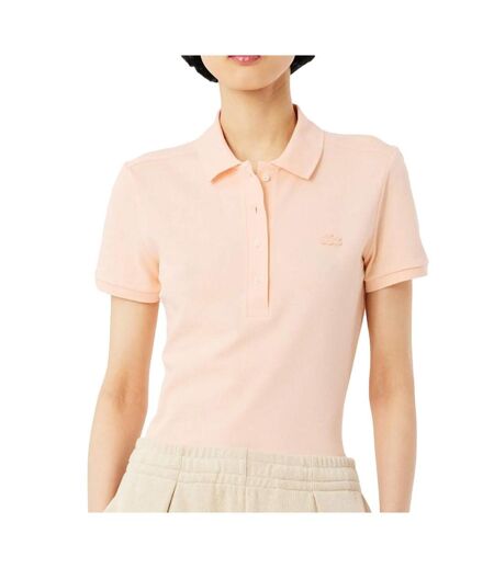 Polo orange clair femme lacoste pf5462-031