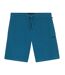 Mens Relaxed Fit Pyjama Shorts Blue Boss-2