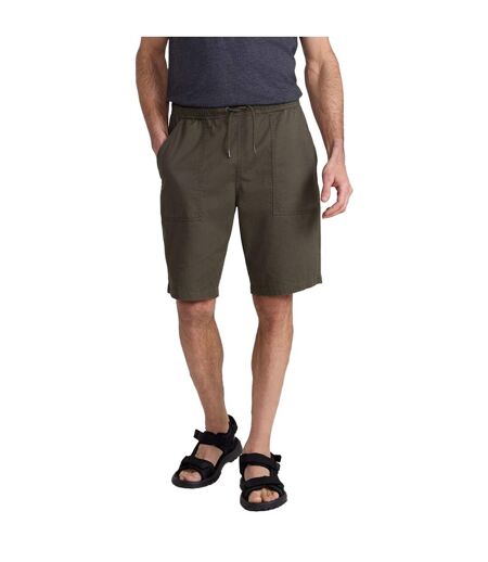 Mens dale shorts khaki green Mountain Warehouse