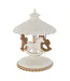 Carrousel de Chevaux Déco Danae 22cm Beige-1