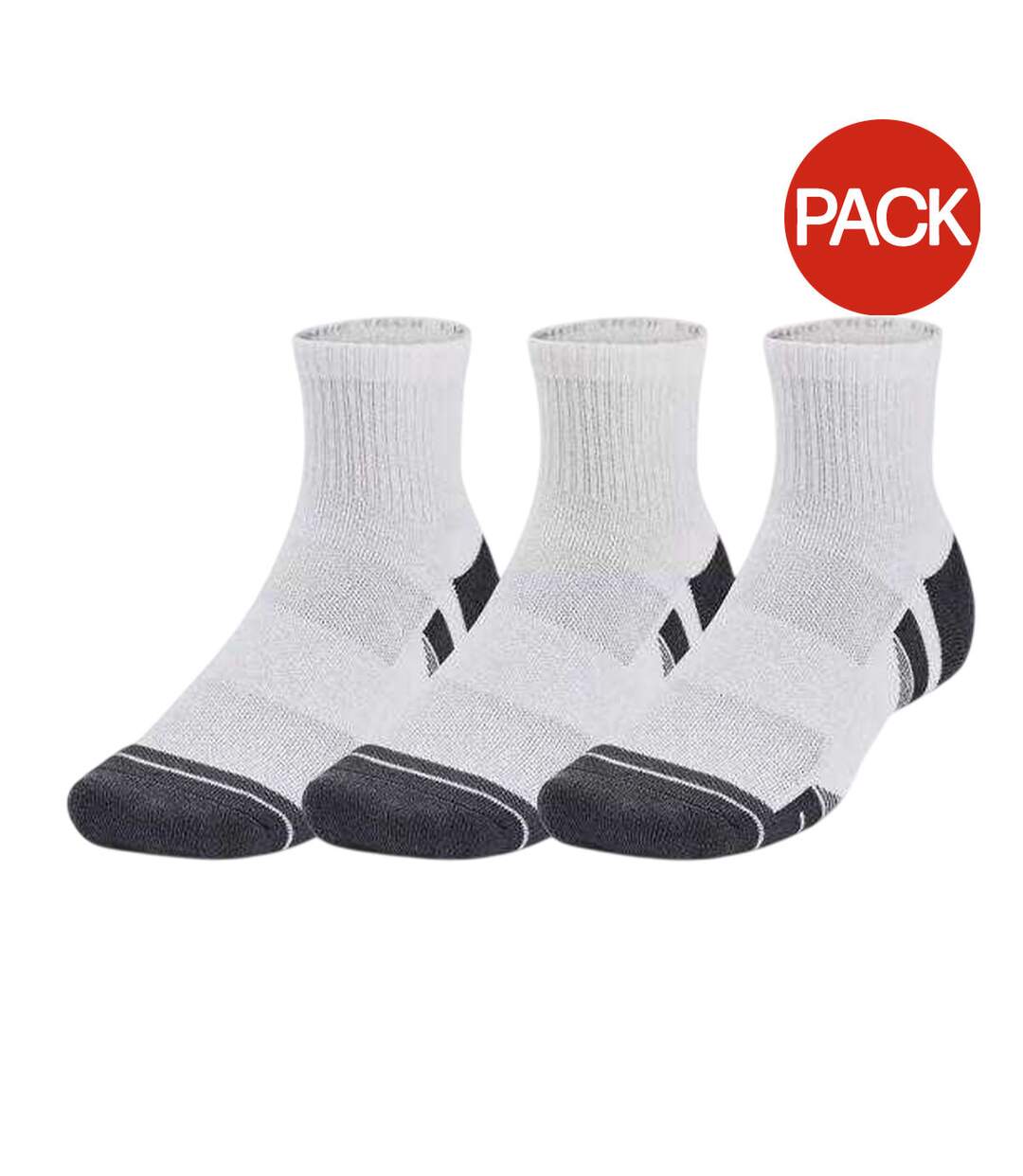 Lot De 3  Chaussettes Performance Tech Adulte Blanc Under Armour-1
