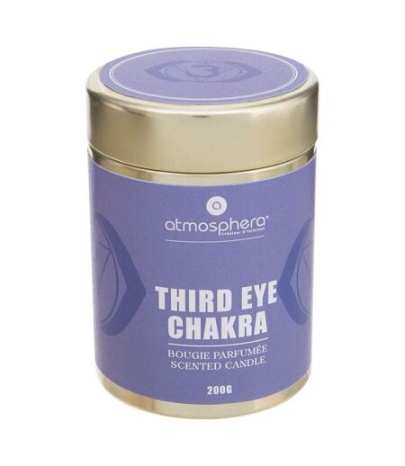 Bougie Parfumée Chakra 200g Mauve Couronne