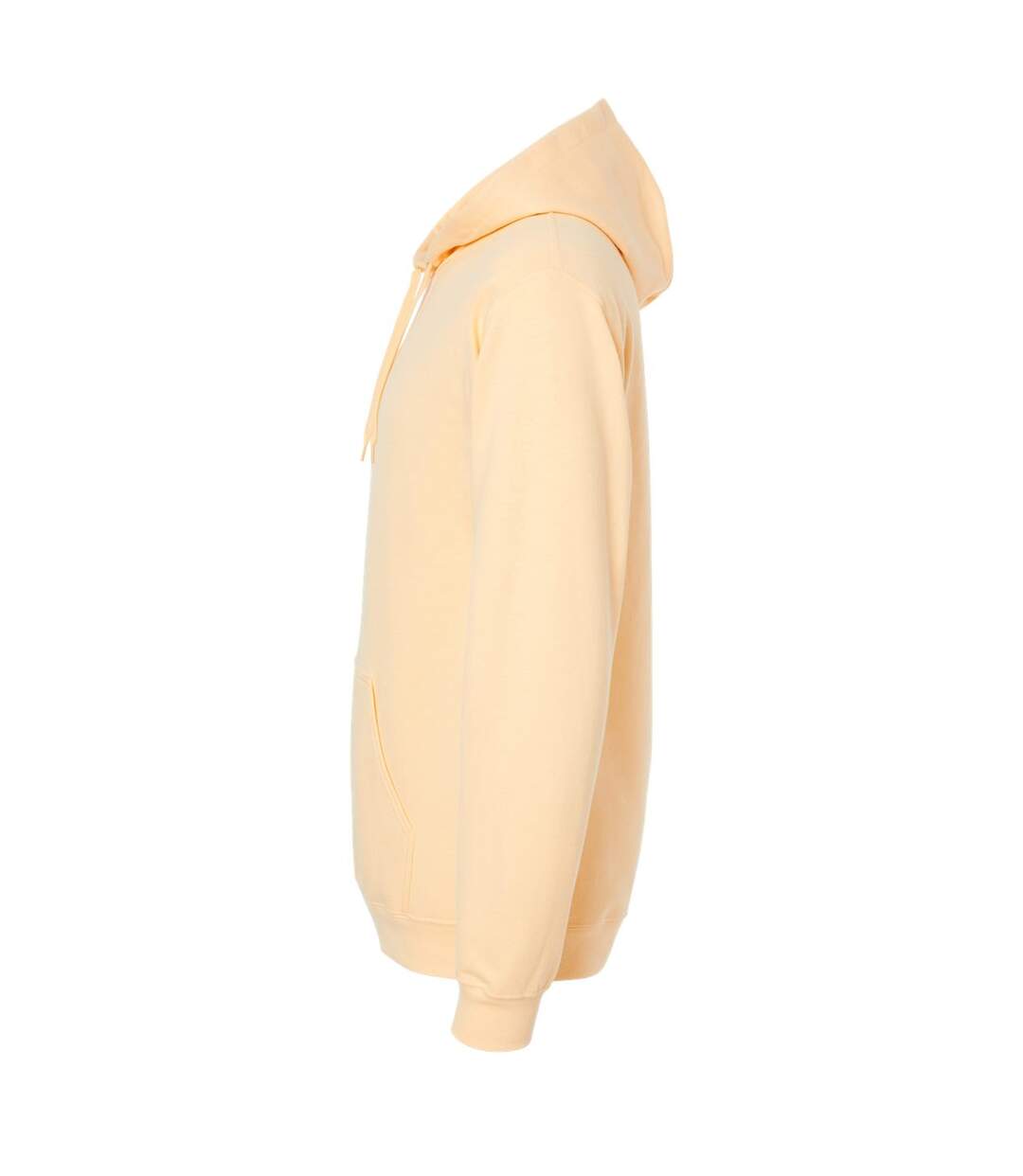 Sweat à capuche softstyle adulte jaune pâle Gildan