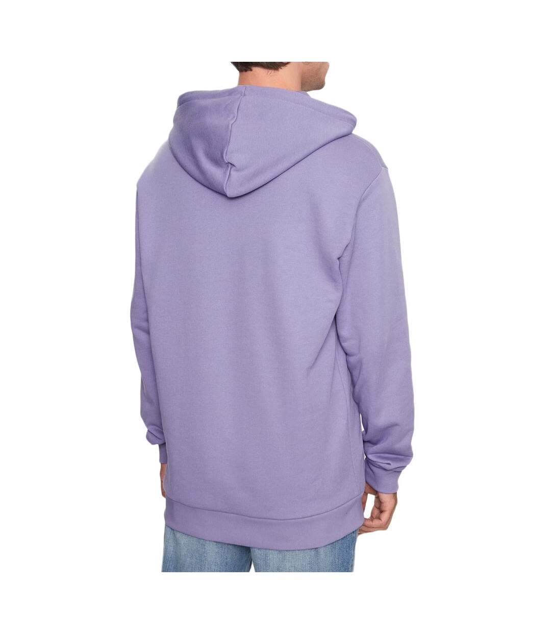 Sweat Capuche Violet Homme Adidas Trefoil Hoody - L-2