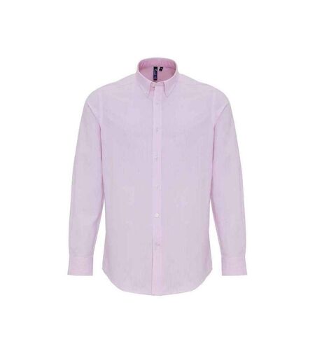 Chemise Homme Blanc Rose Premier