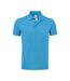 Polo Prime Homme Turquoise Pâle SOLS-1