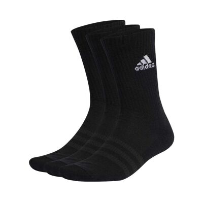 3x Paires de Chaussettes Noires Homme Adidas IC1310 - 37/39