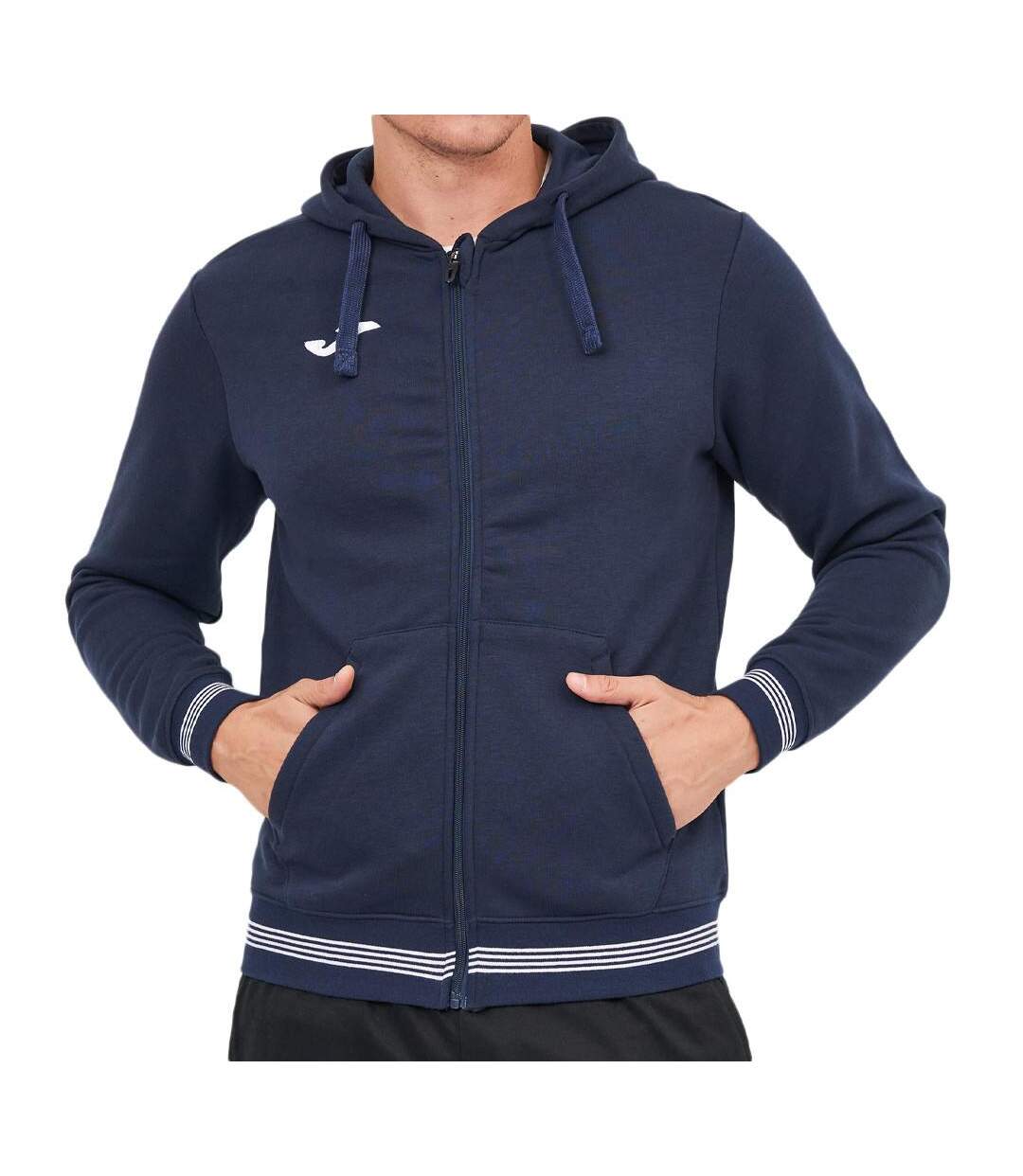 Sweat zippé bleu foncé homme joma campus - m-1