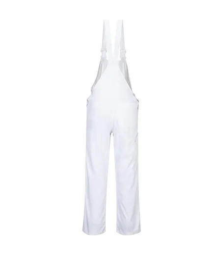 Unisex Adult Bolton Painters Bib And Brace Overall White Portwest