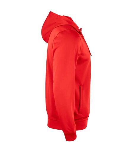 Veste À Capuche Basic Active Homme Rouge Clique