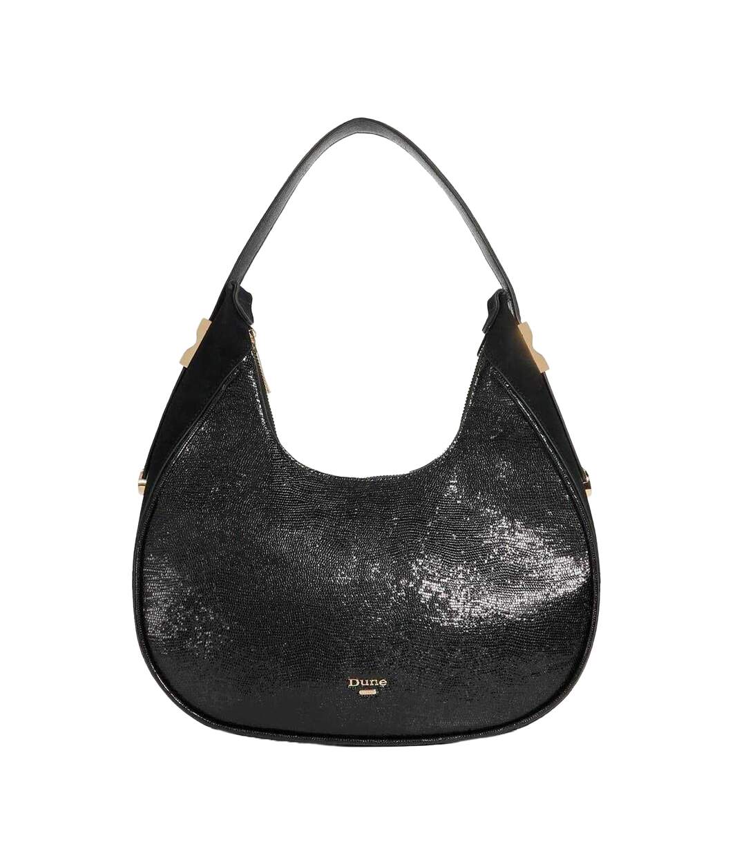 Sac Hobo Motif/style Détail Doré Dedicated Taille Unique Noir Dune London-1