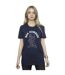 Disney Womens/Ladies Snow White Grumpy Humbug Cotton Boyfriend T-Shirt (Bleu marine) - UTBI45363-1