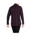 Mens Checked Cotton Button-down Shirt Red Farah-2