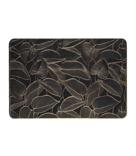 Set de Table Métallisé Folis 30x45cm Noir & Or