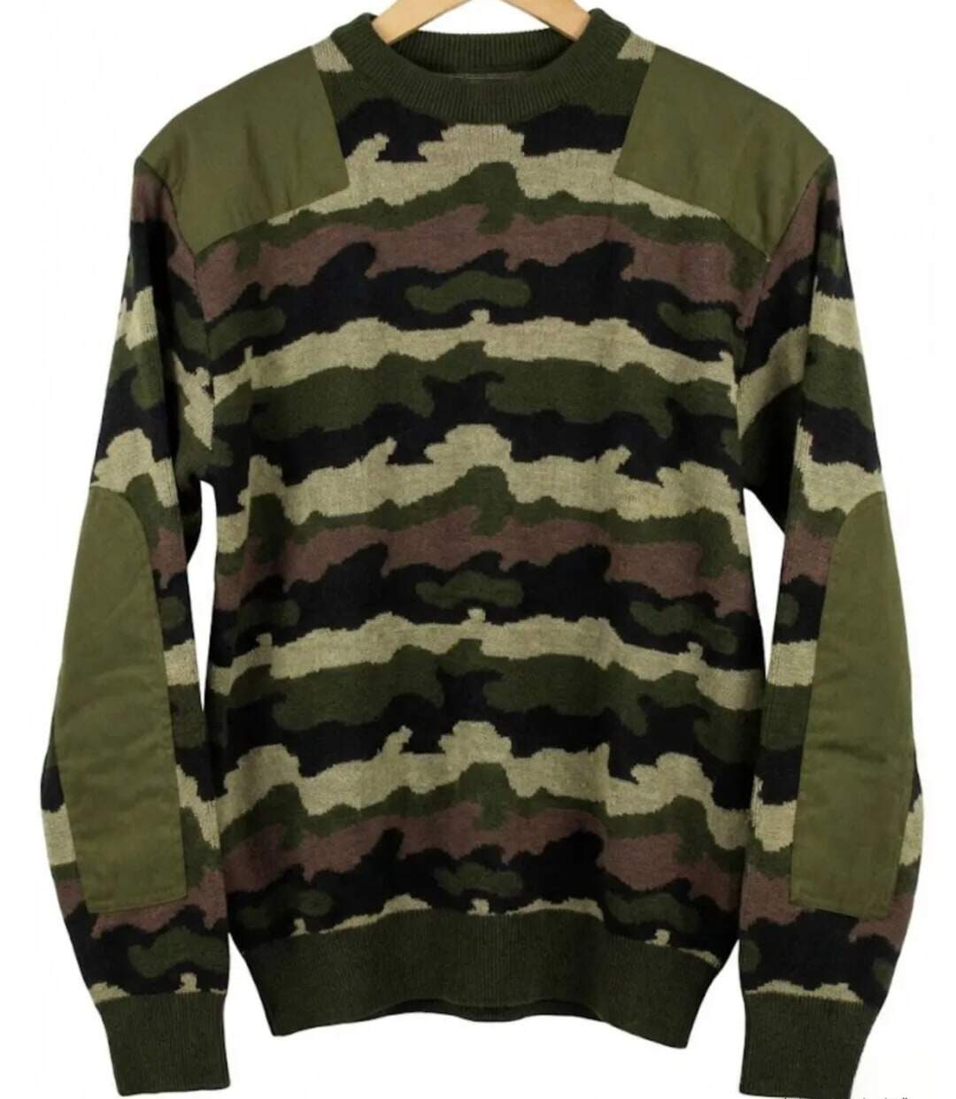 Pull Ras du Cou Homme Ledertys Camouflage (30% Laine)-4