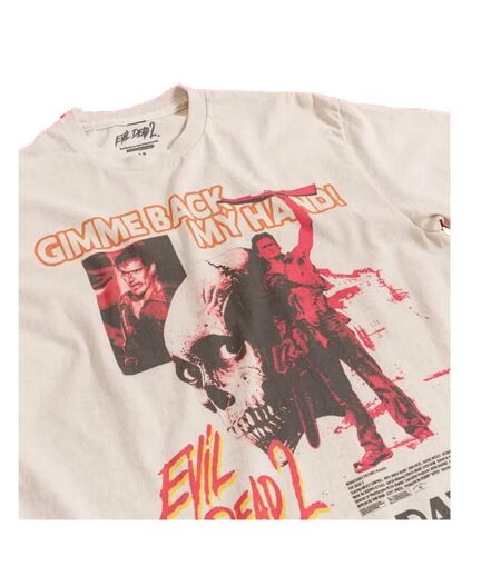 T-shirt Dead By Dawn Adulte Beige Evil Dead 2