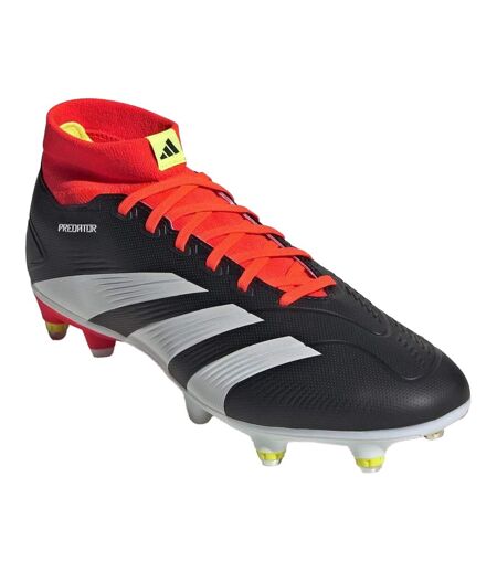 Mens Predator 24 League Football Boots Black White Adidas