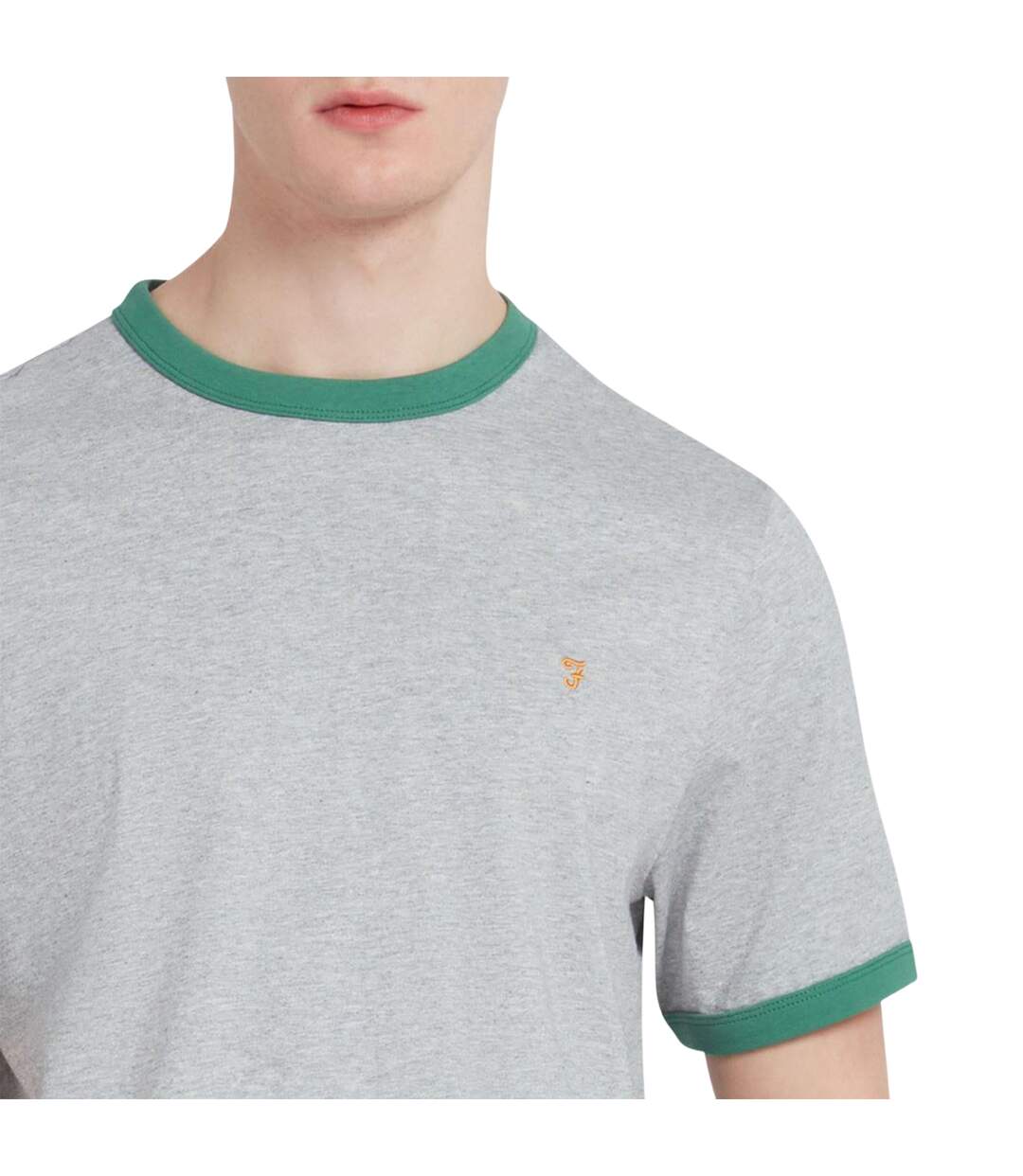 T-shirt Groves Homme Gris Farah-4