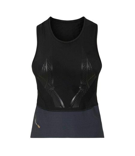 Womens/ladies Triathlon Vest Top Black Skins