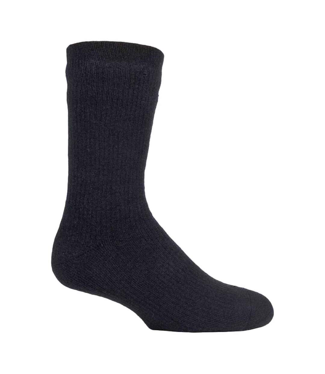 Mens & Ladies Black Thermal Waterproof Socks with Fleece Lining-1