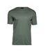 Tee Jays Mens Interlock Short Sleeve T-Shirt (Leaf Green)