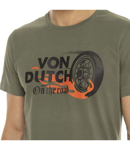 T-shirt homme manches courtes col rond Regular fit Wheel Vondutch