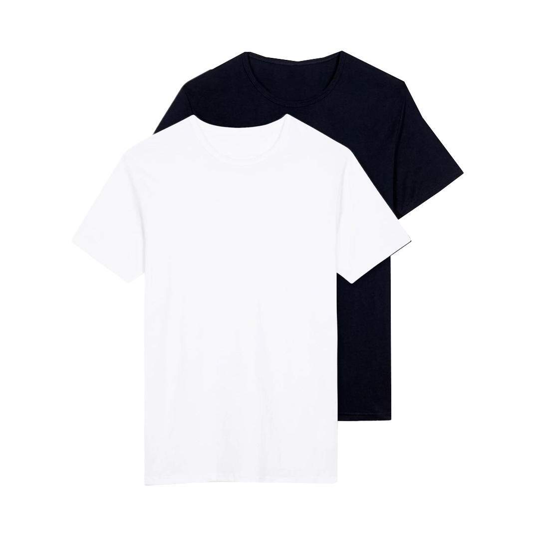 X2 T-shirt Noir/Blanc Homme LBO 266577 - L-1