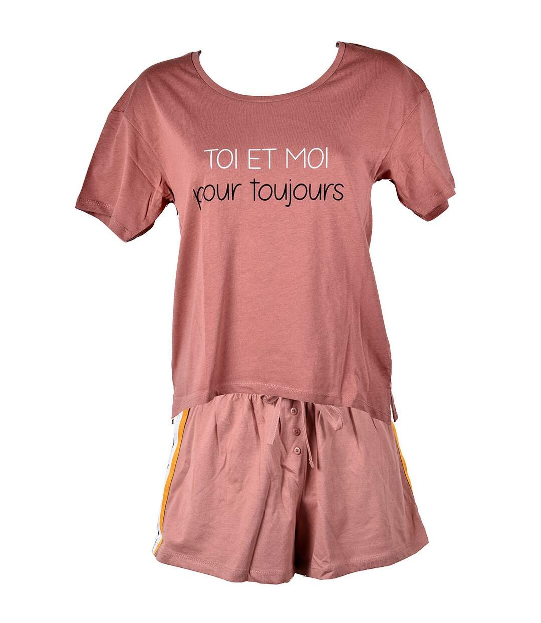 Pyjama Court Femme LITTLE UNICORN LINE MC11 Rose