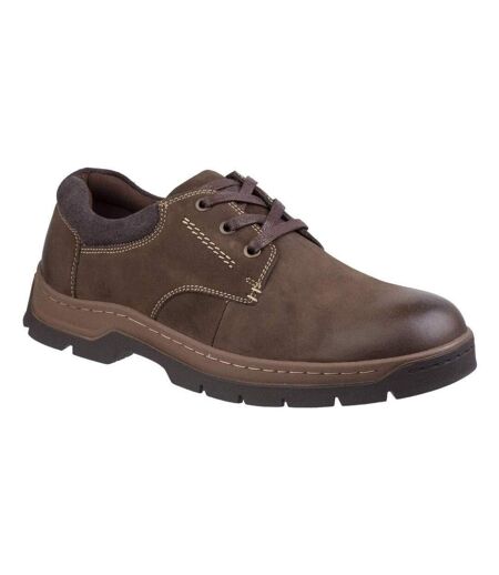 Cotswold Men Thickwood Lace Up Nubuck Leather Casual Shoe (Brown) - UTFS6072