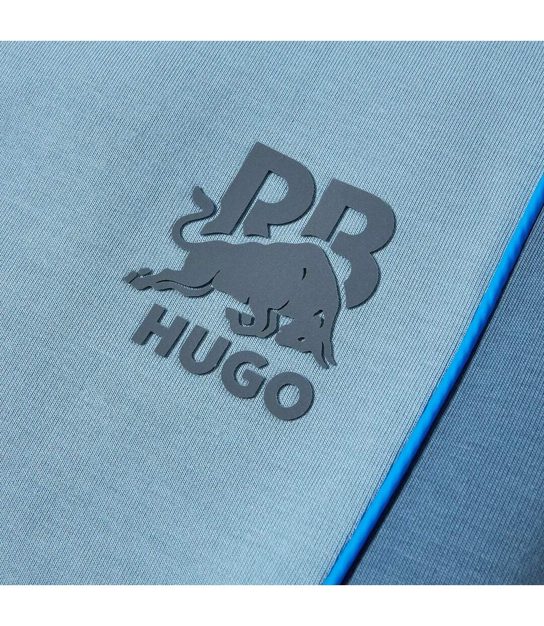 Mens Dinodie Woven Colour Block Joggers Medium Blue Hugo-4