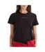 T-Shirt noir femme tommy hilfiger linears-1