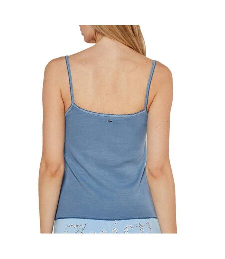 Débardeur bleu femme tommy hilfiger gmd