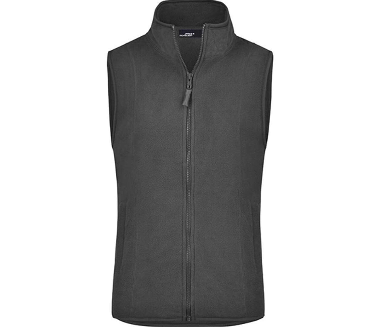 Gilet sans manches bodywarmer polaire femme - JN048 - gris foncé-1