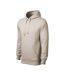 Sweat À Capuche Cape Homme Beige Malfini-3