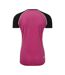 Womens/ladies Fixate T-shirt Pink Black Print Dare 2B-2