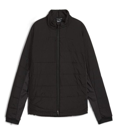 Womens/ladies Kyley Performance Quilted Golf Jacket  Black Puma