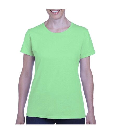Gildan Ladies/Womens Heavy Cotton Missy Fit Short Sleeve T-Shirt (Mint Green) - UTBC2665