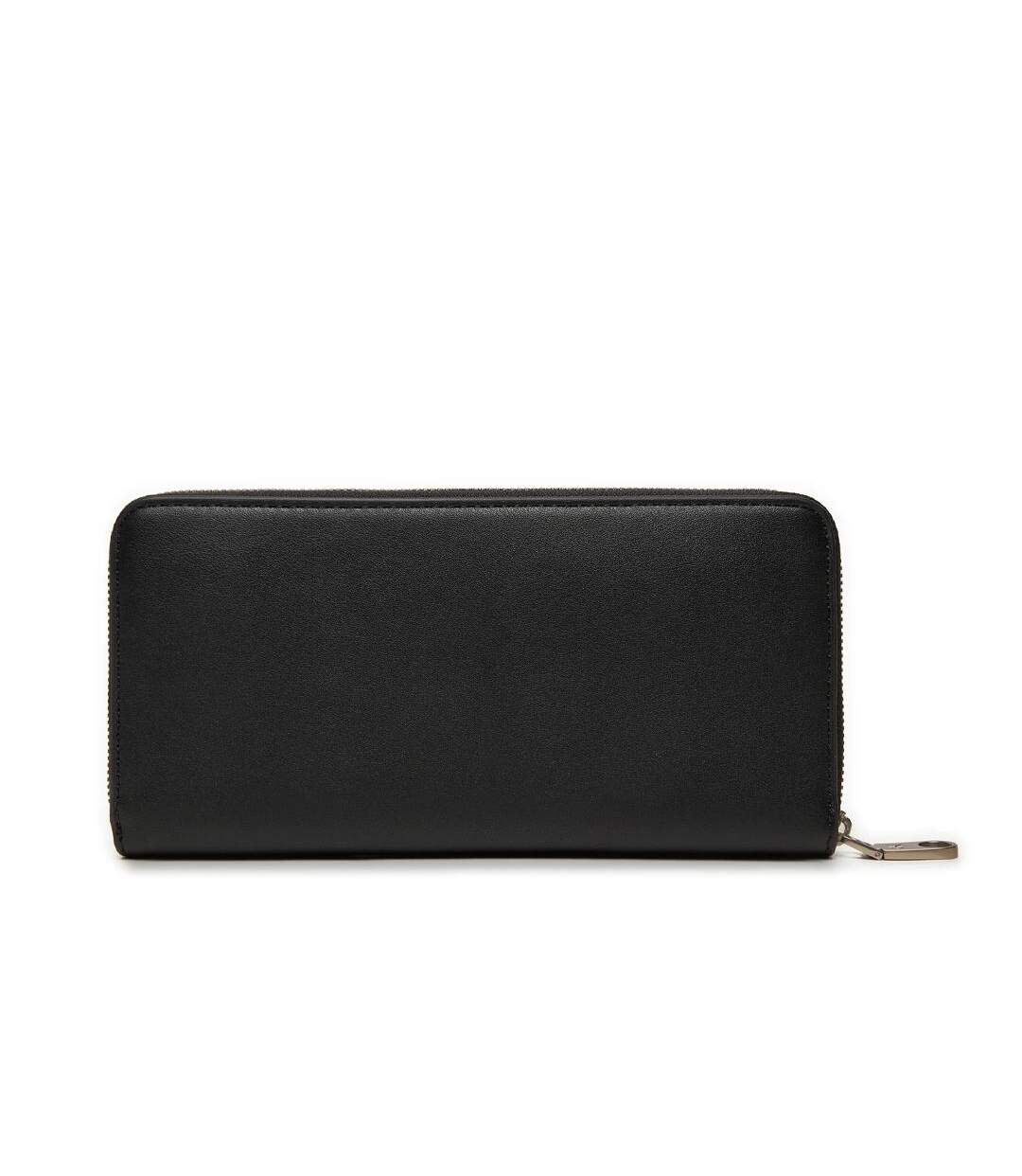 Portefeuille noir femme calvin klein jeans sculpted zip - taille unique-2